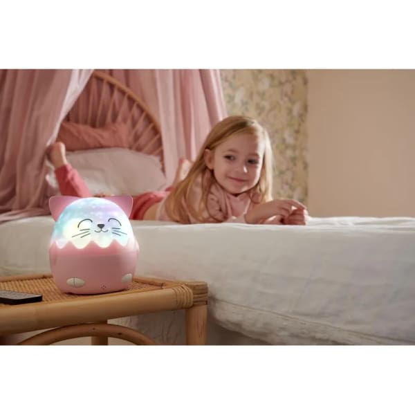 Veilleuse musicale sans fil avec projection – Mia (NLPKIDSCAT Veilleuse musicale sans fil avec projection – Mia (NLPKIDSCAT